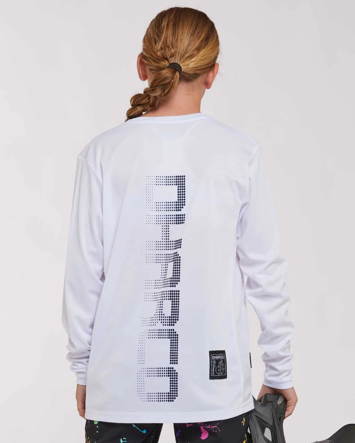 DHaRCO   YOUTH GRAVITY JERSEY  WHITE OUT